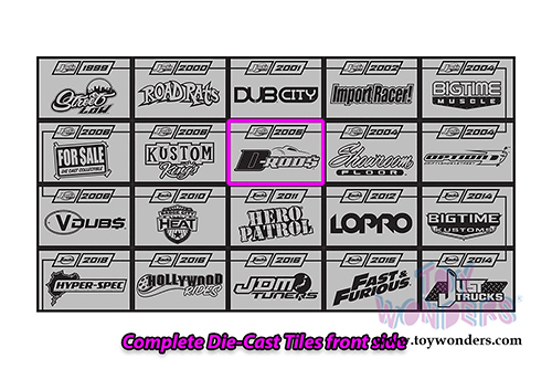 Jada Toys - 20th Anniversary | D-Rods Div Cruizer (1/24, diecast model car, Raw Metal) 31078